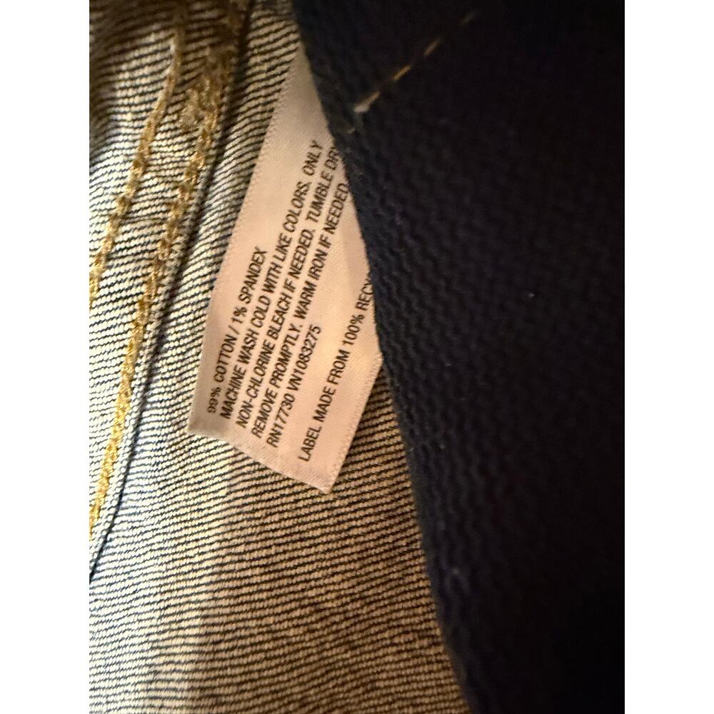 Isabel Maternity Vintage Straight Panel Medio Blue Jeans Size 10 Classic Mamma - Picture 10 of 11